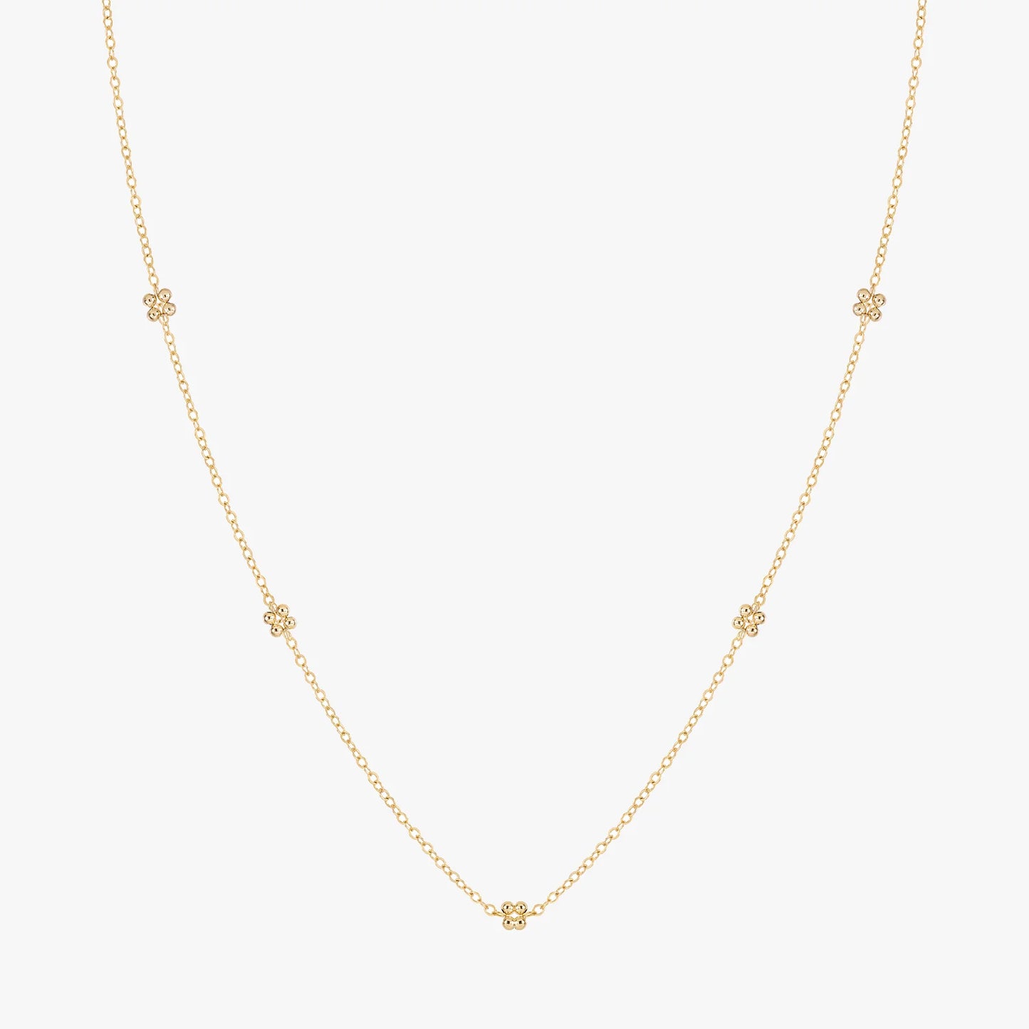 Garden Petals Beaded Necklace