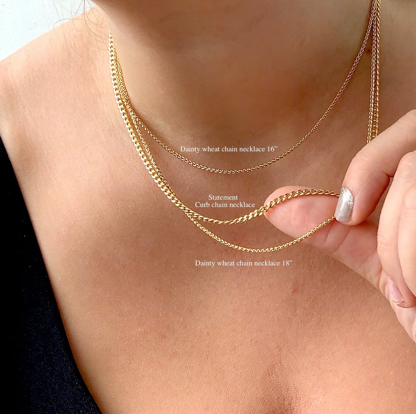 Statement Curb Chain Necklace