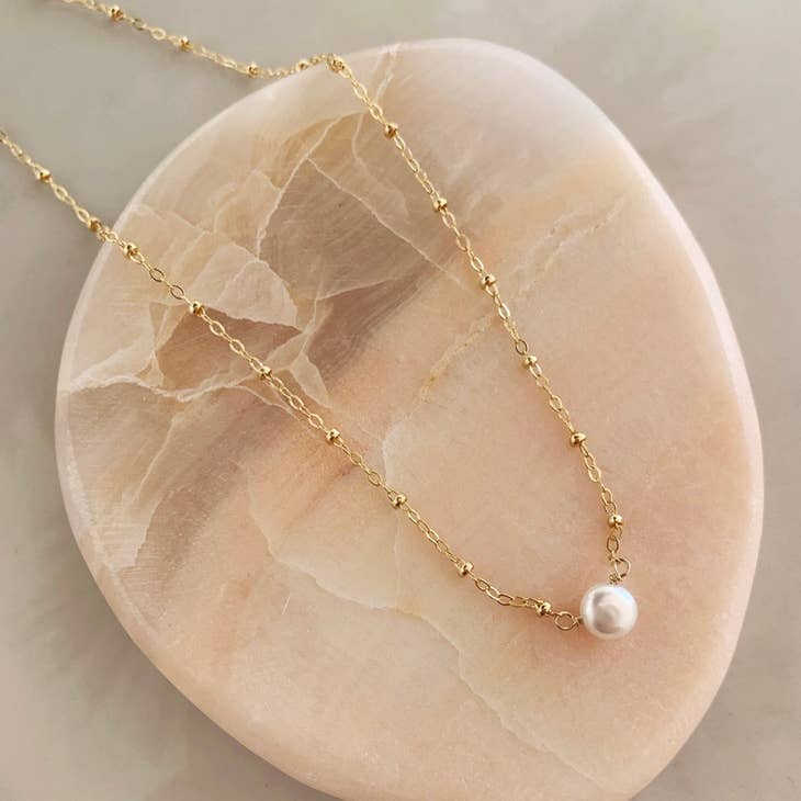 Beaded Pearl Choker