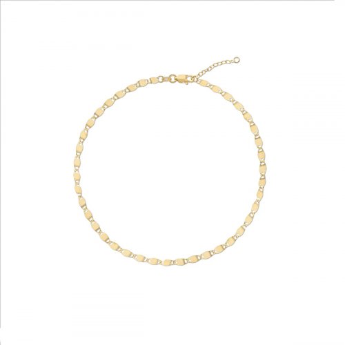 10K Gold Valentino-Style Chain Anklet