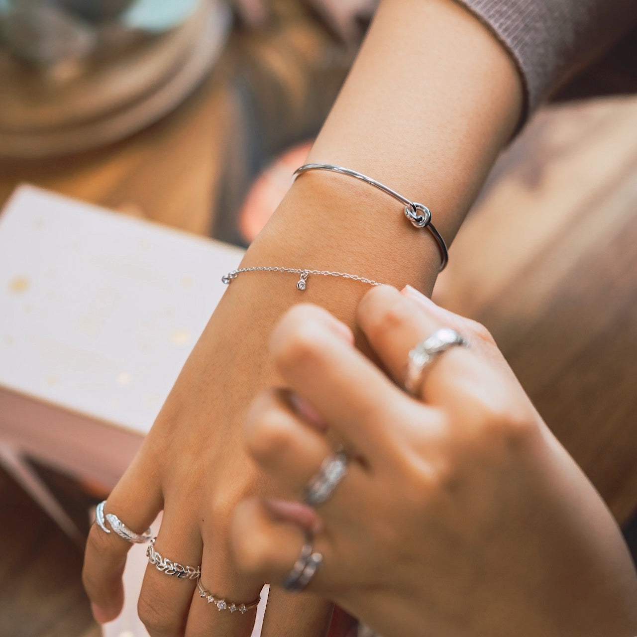 Love Knot Cuff Bangle