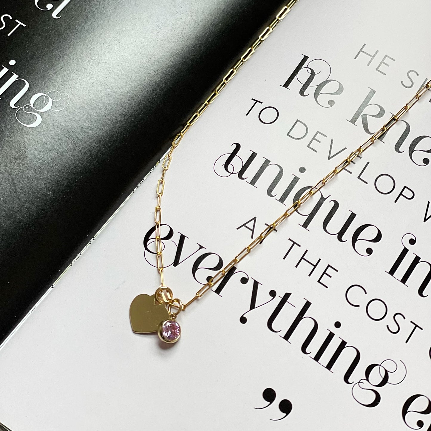Forever Love Necklace w/ Swarovski Crystals