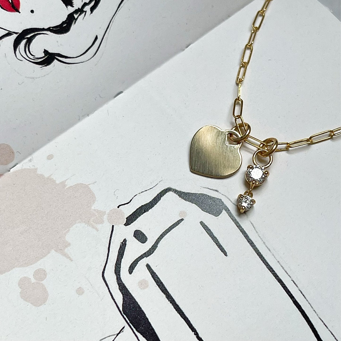 Forever Love Necklace w/ Swarovski Crystals