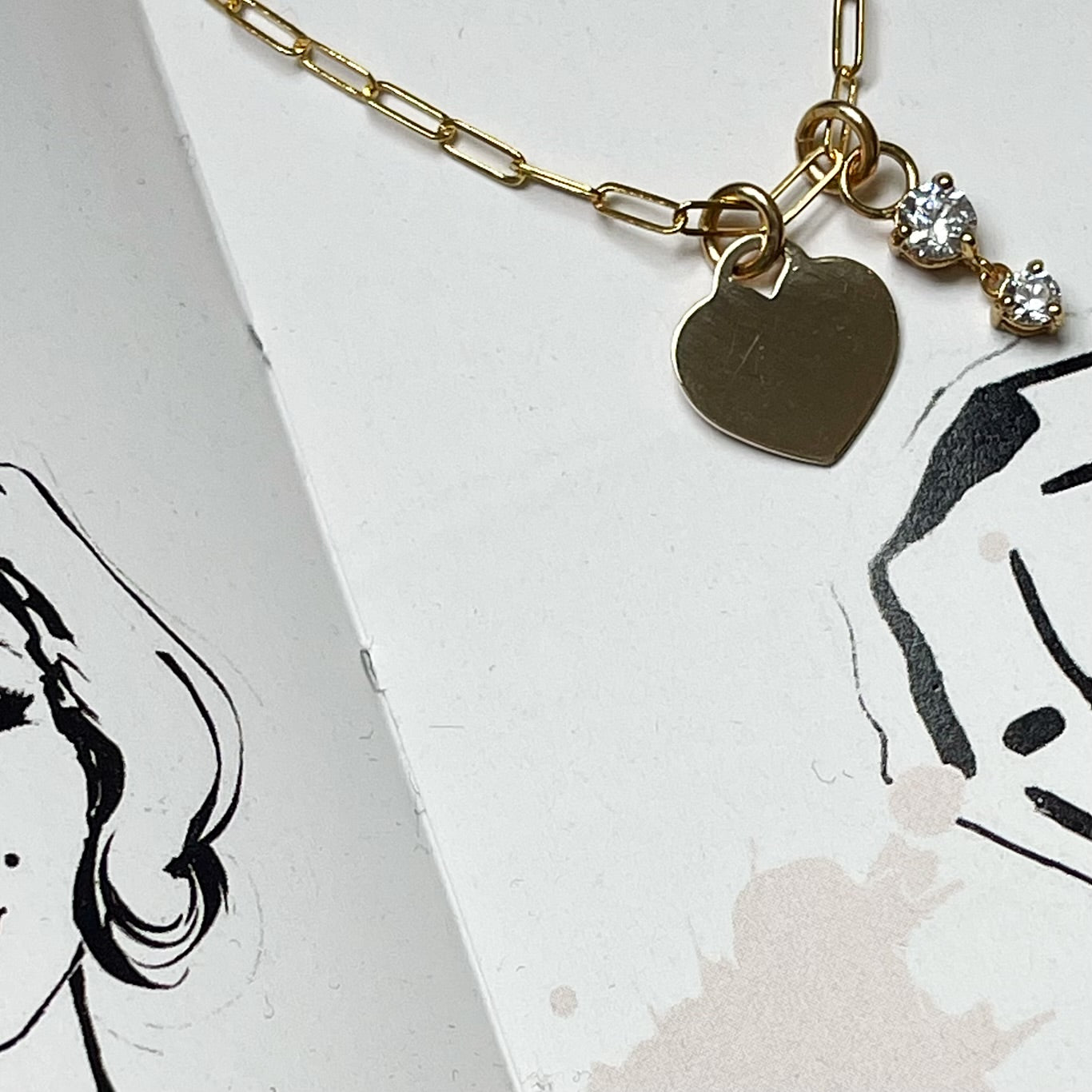 Forever Love Necklace w/ Swarovski Crystals