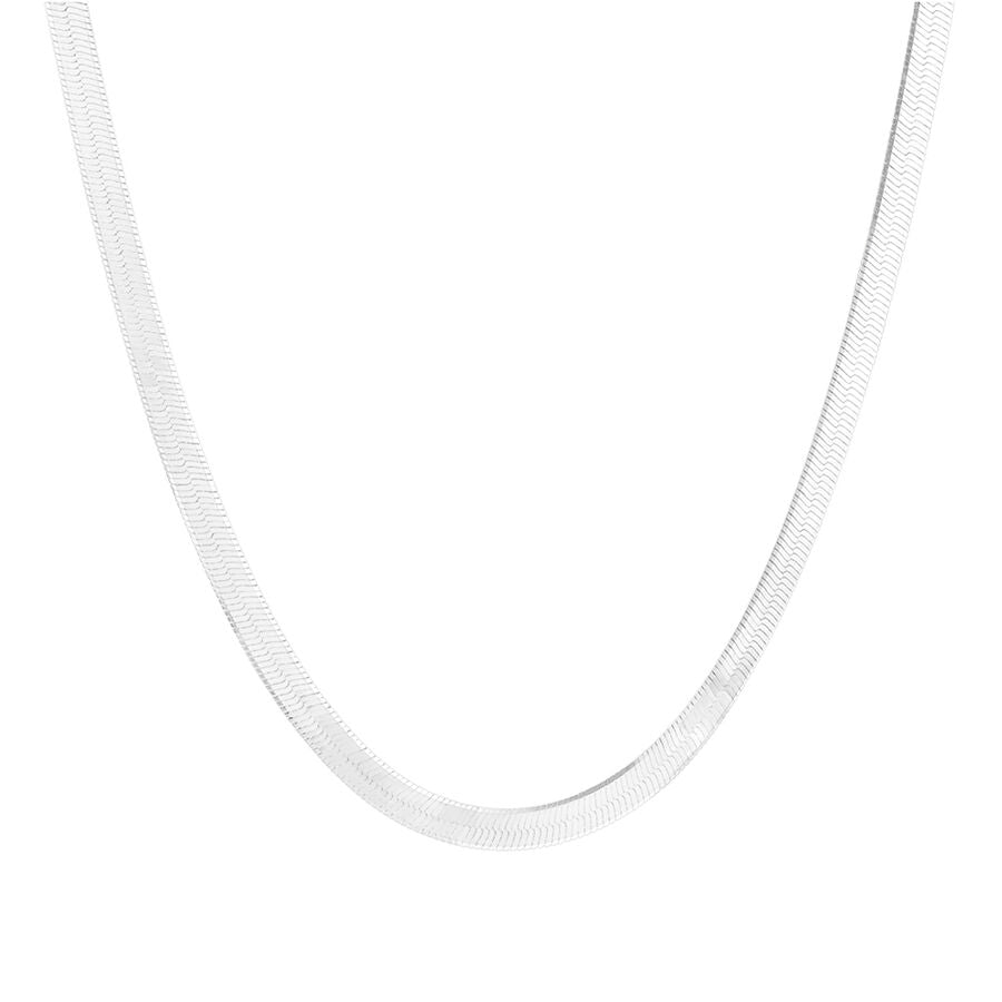 Sterling silver 5mm herringbone chain
