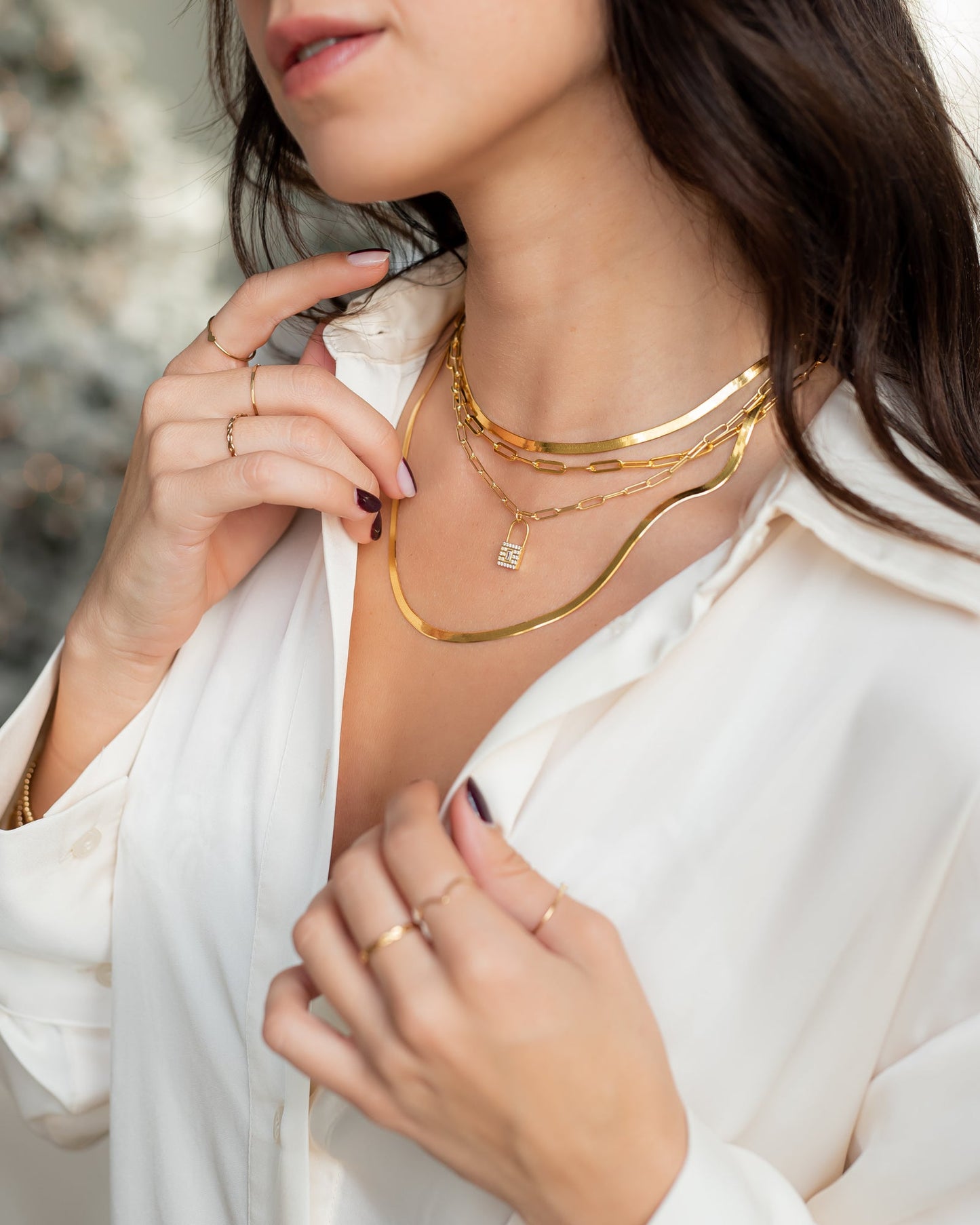 Lock Pendant Necklace