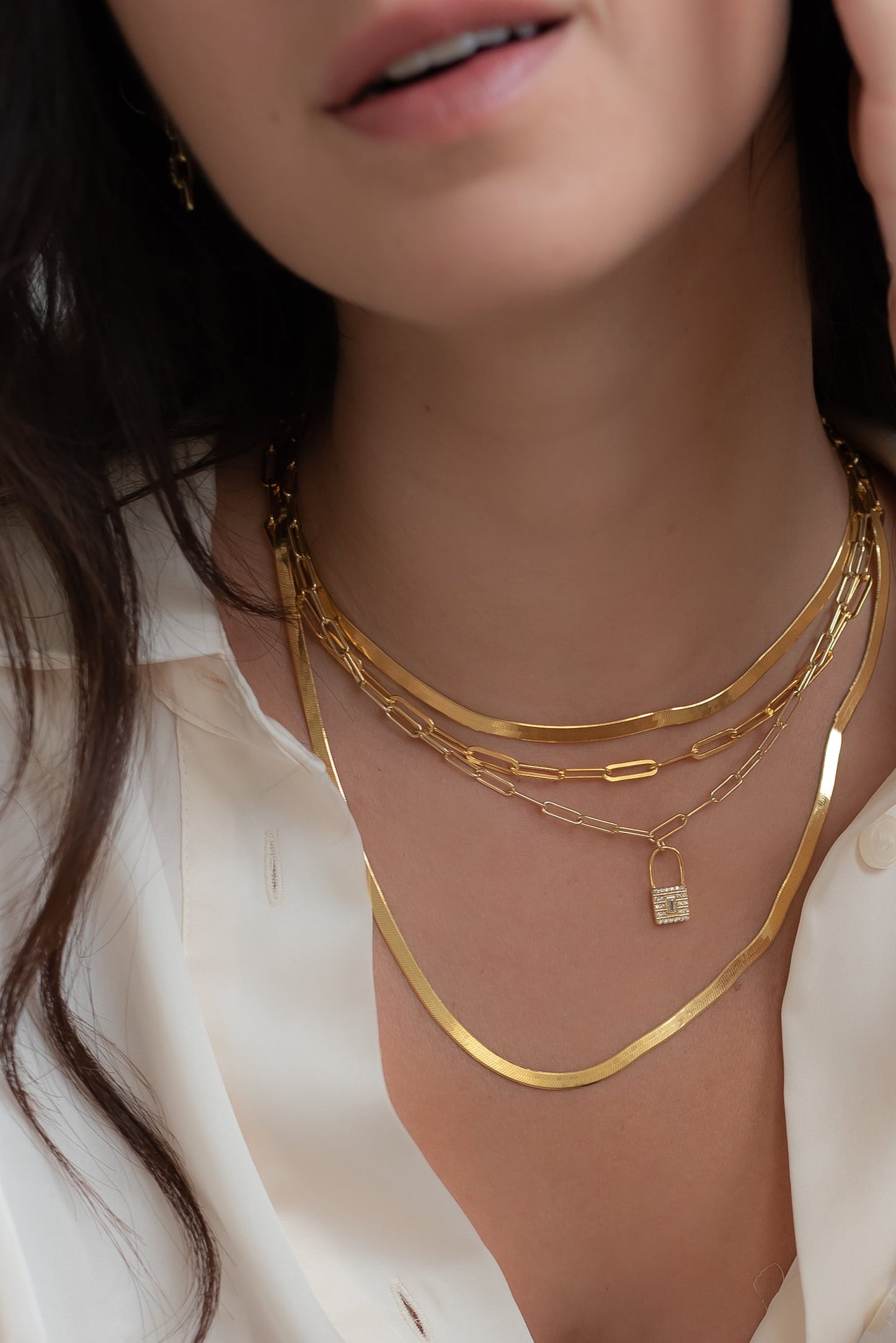 Lock Pendant Necklace