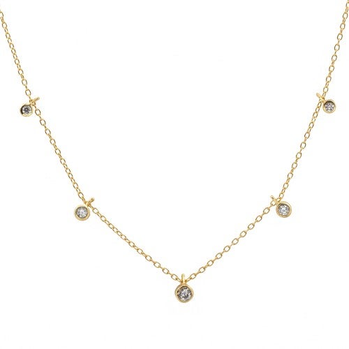 Crystal Dew Drop Necklace