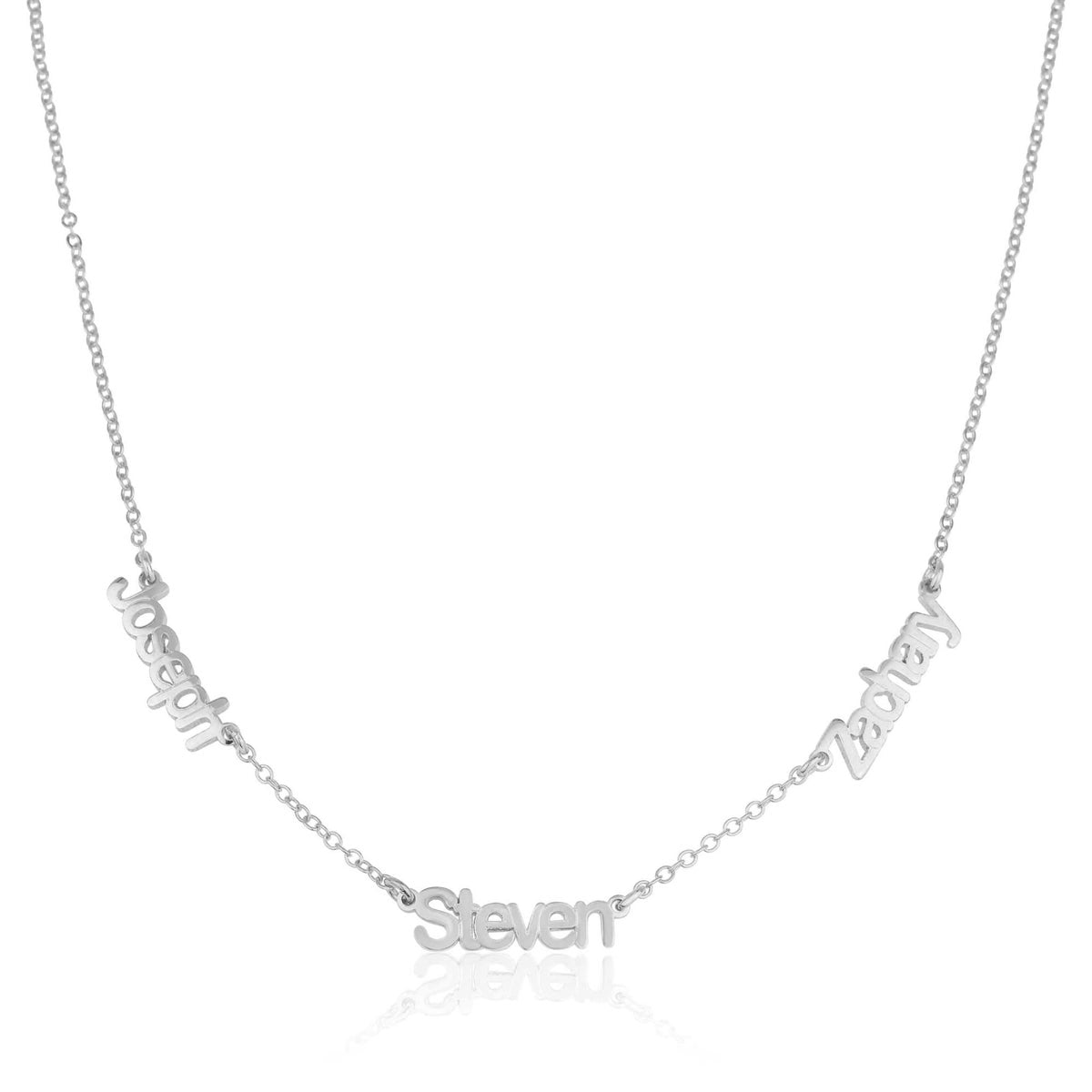Custom Three Names Necklace