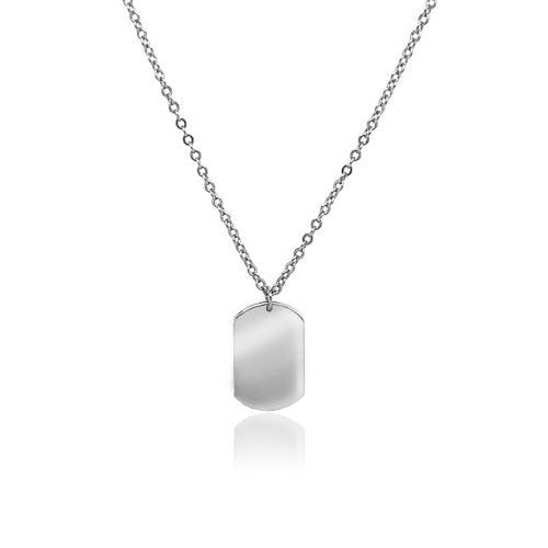 Minimal Dog Tag Necklace