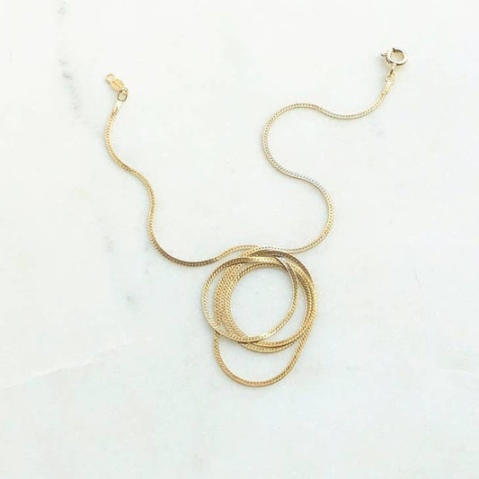 Skinny Herringbone Chain