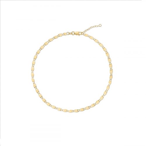 10K Gold Valentino-Style Chain Anklet