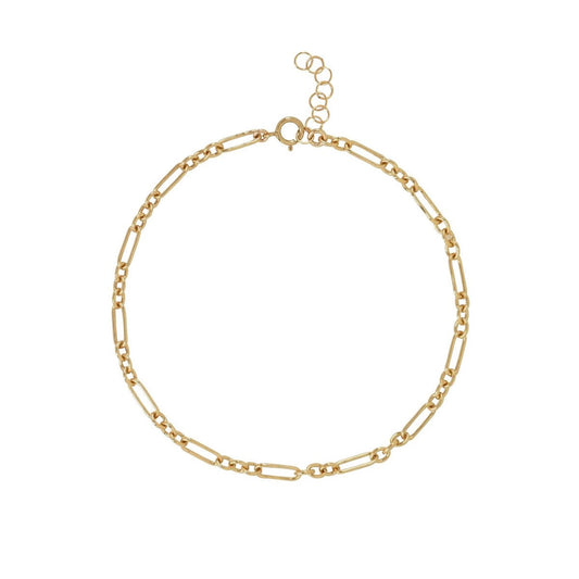 Sleek Gold Chain Bracelet