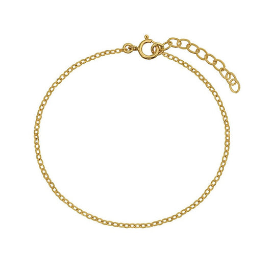 Barely There Chain Anklet Gold