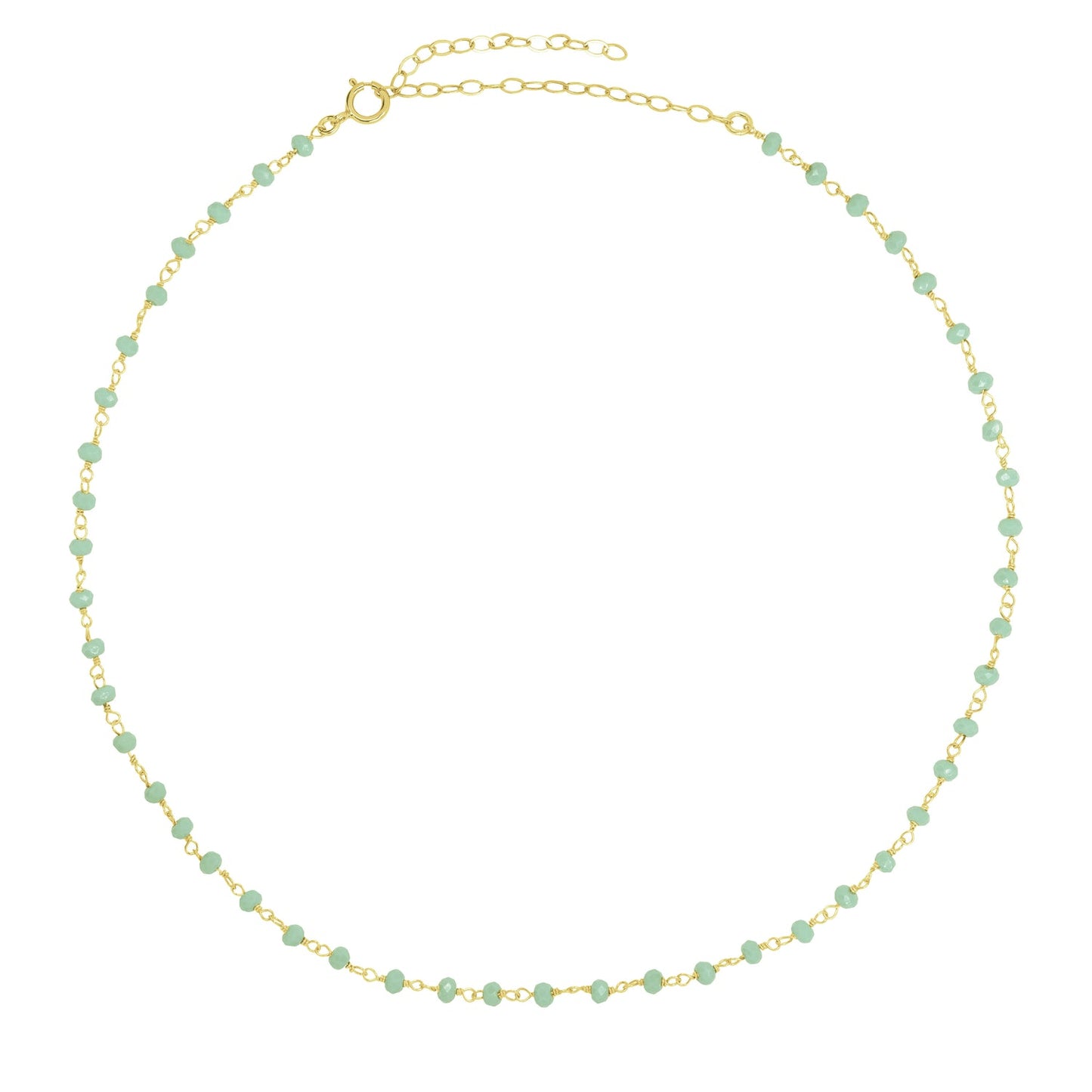 Light Green Agate Choker