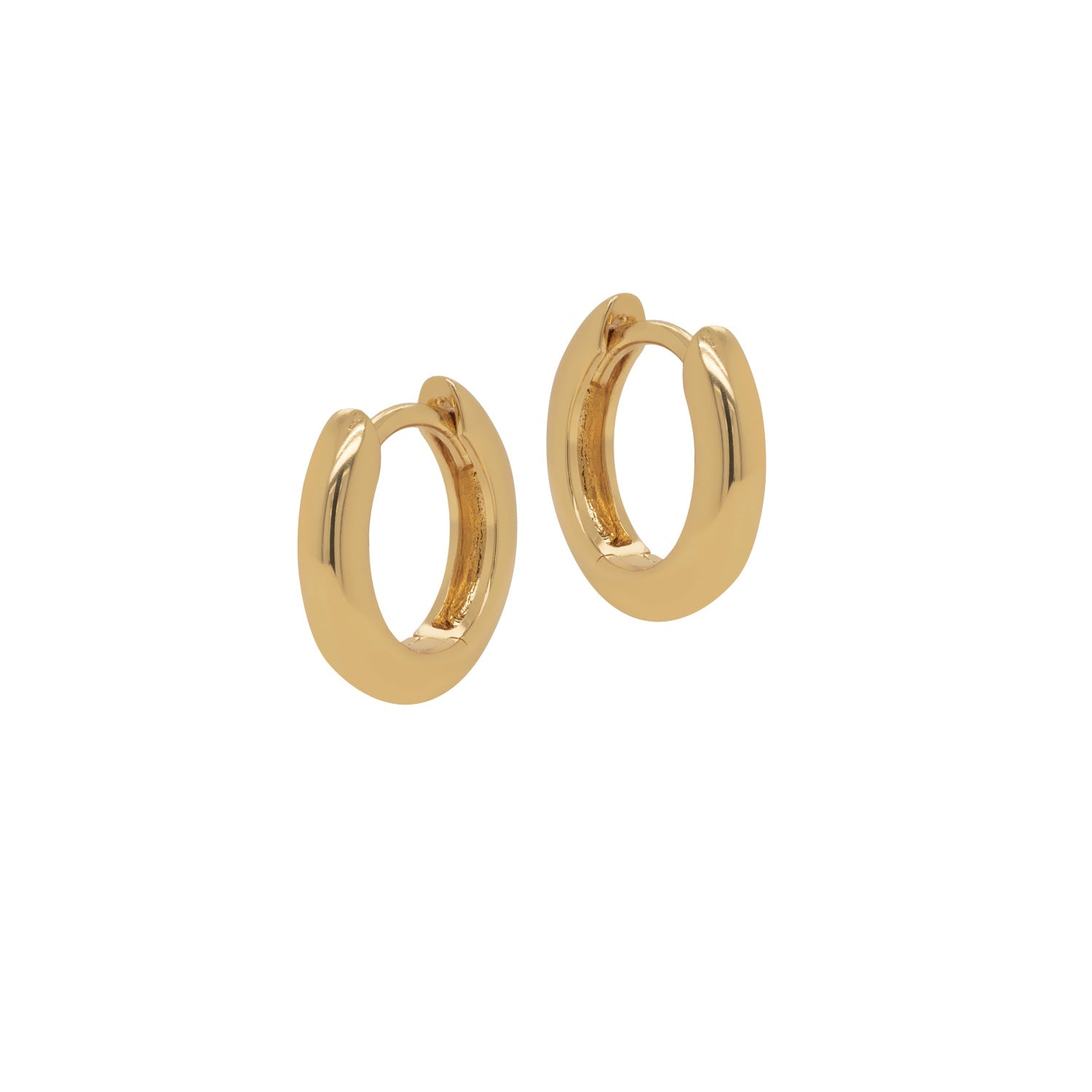 Luxe simple 2025 huggie earrings