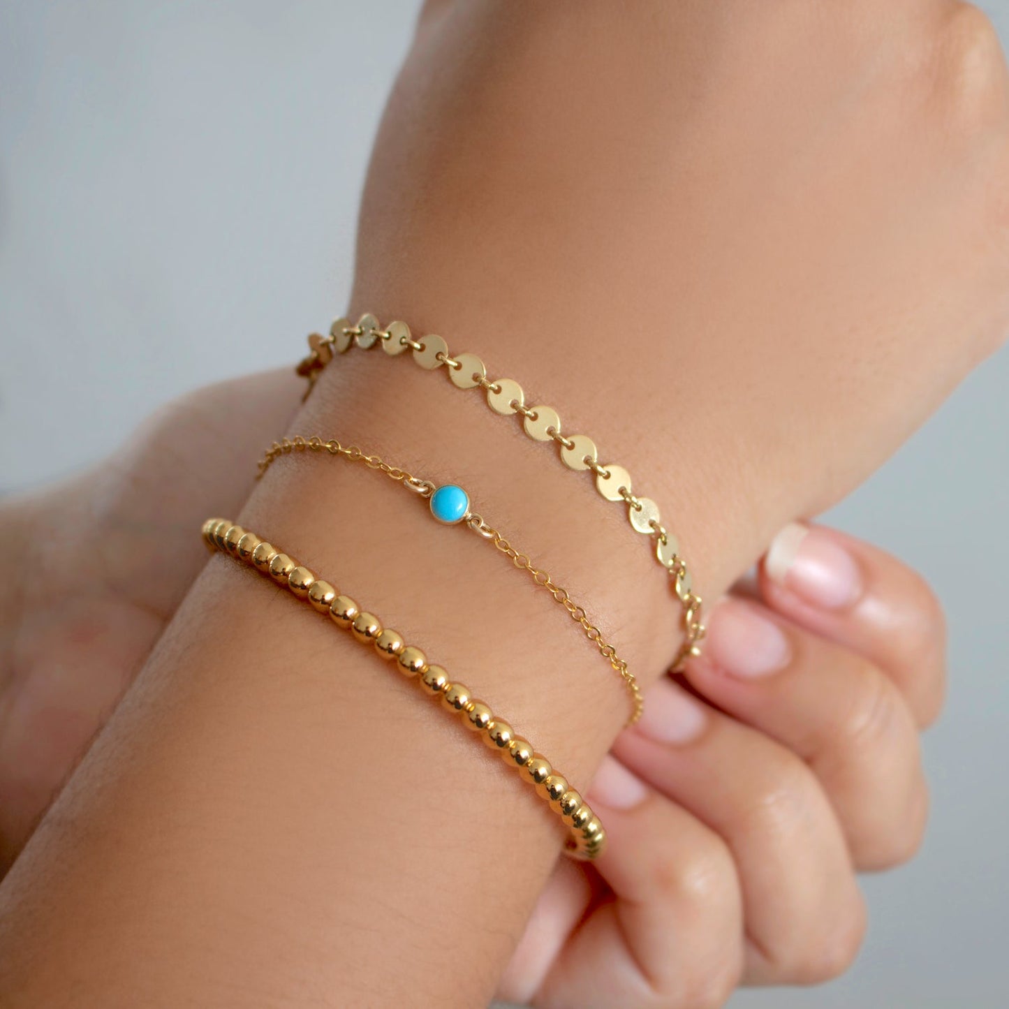 Coin Disc Bracelet