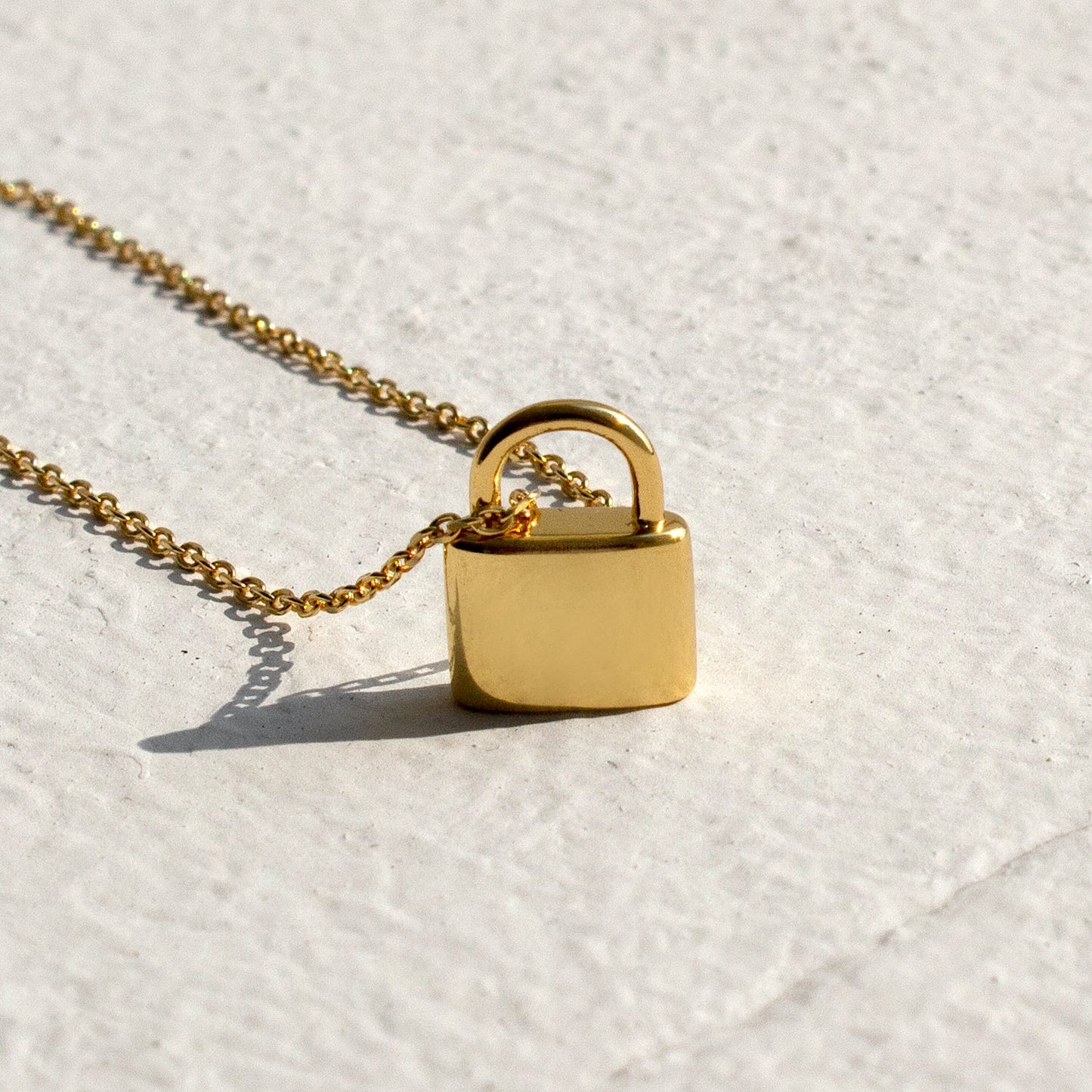 Love Lock Charm Necklace