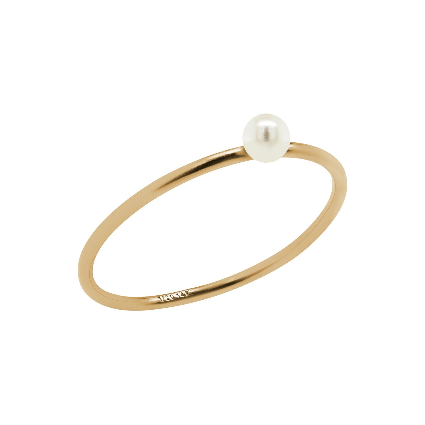 Mini Pearl Ring Gold