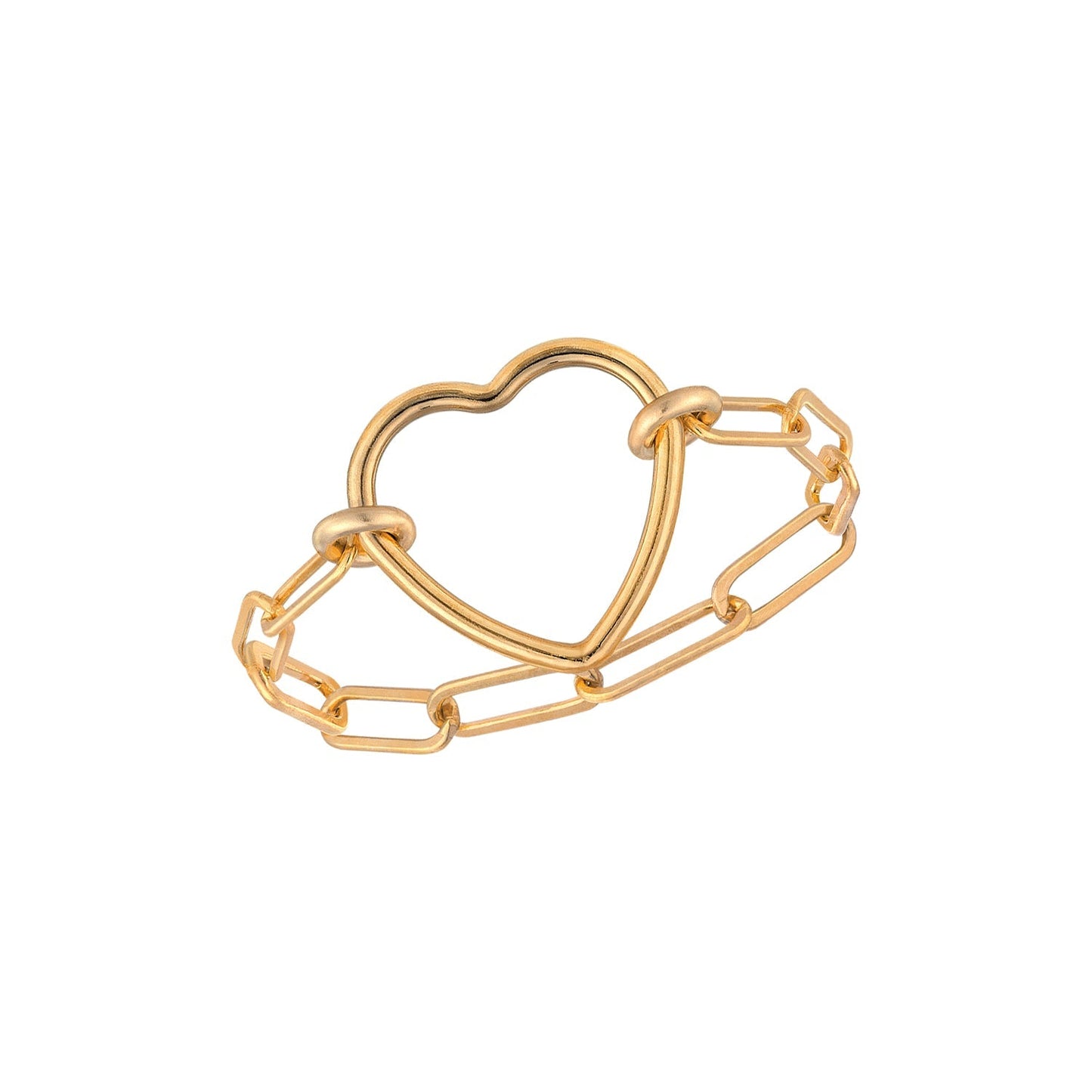 Fall In Love Chain Gold Ring