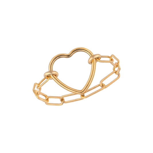 Fall In Love Chain Gold Ring