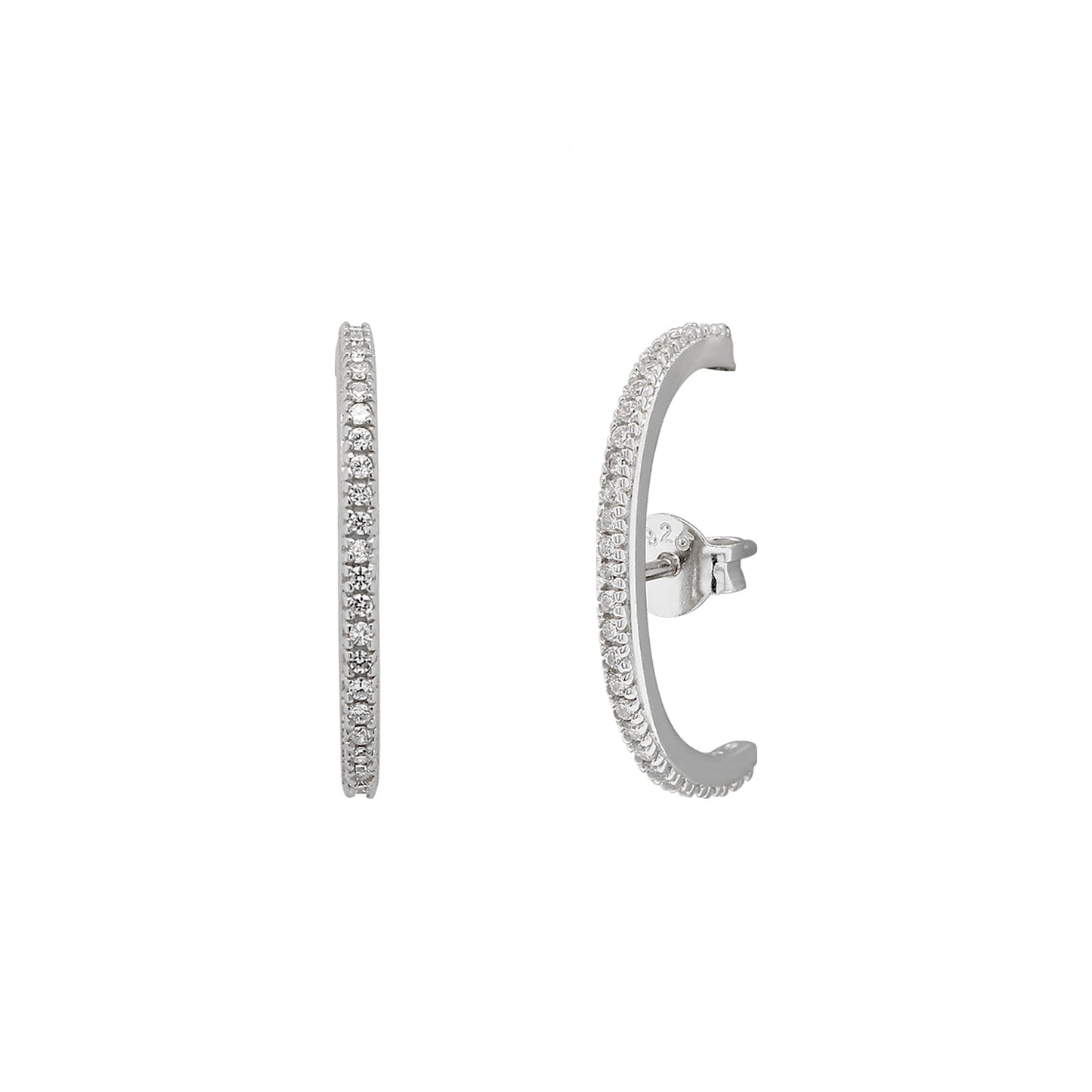 Luxe Pave Suspender Earrings