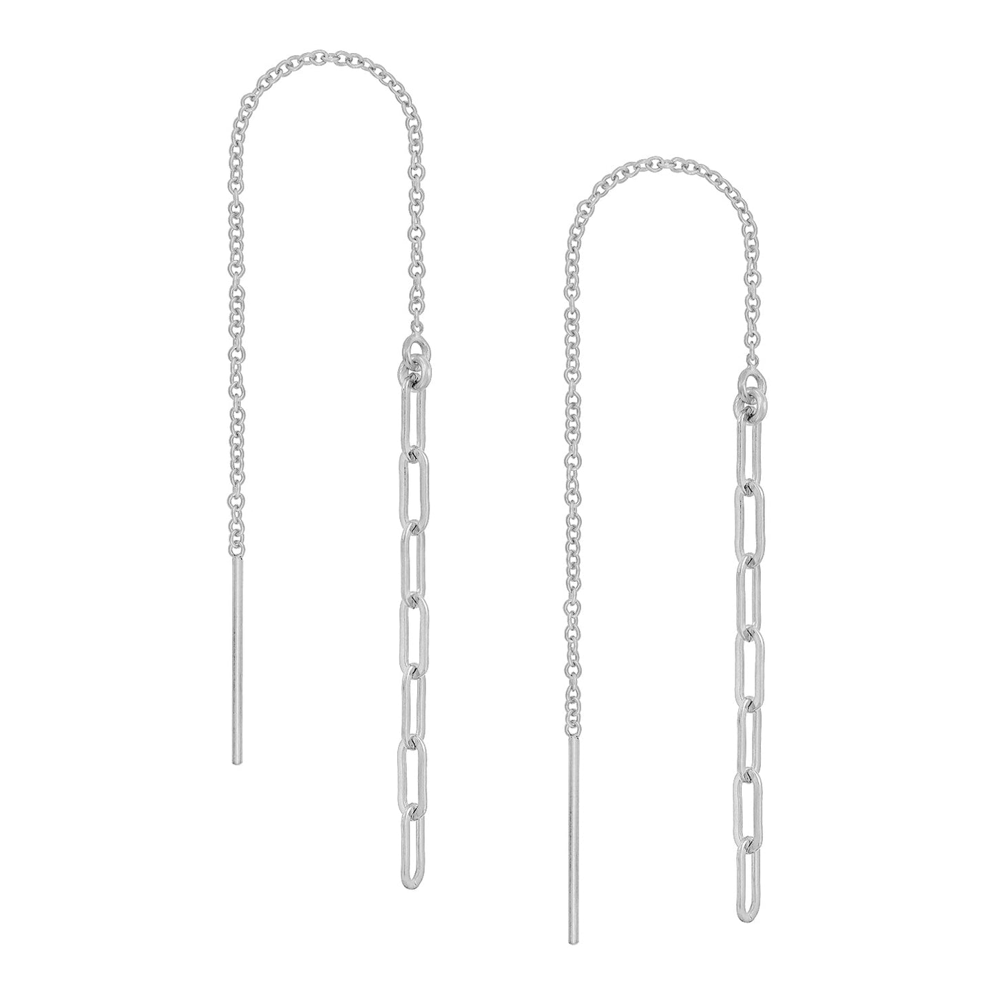 Boyfriend Chain Threader Earrings