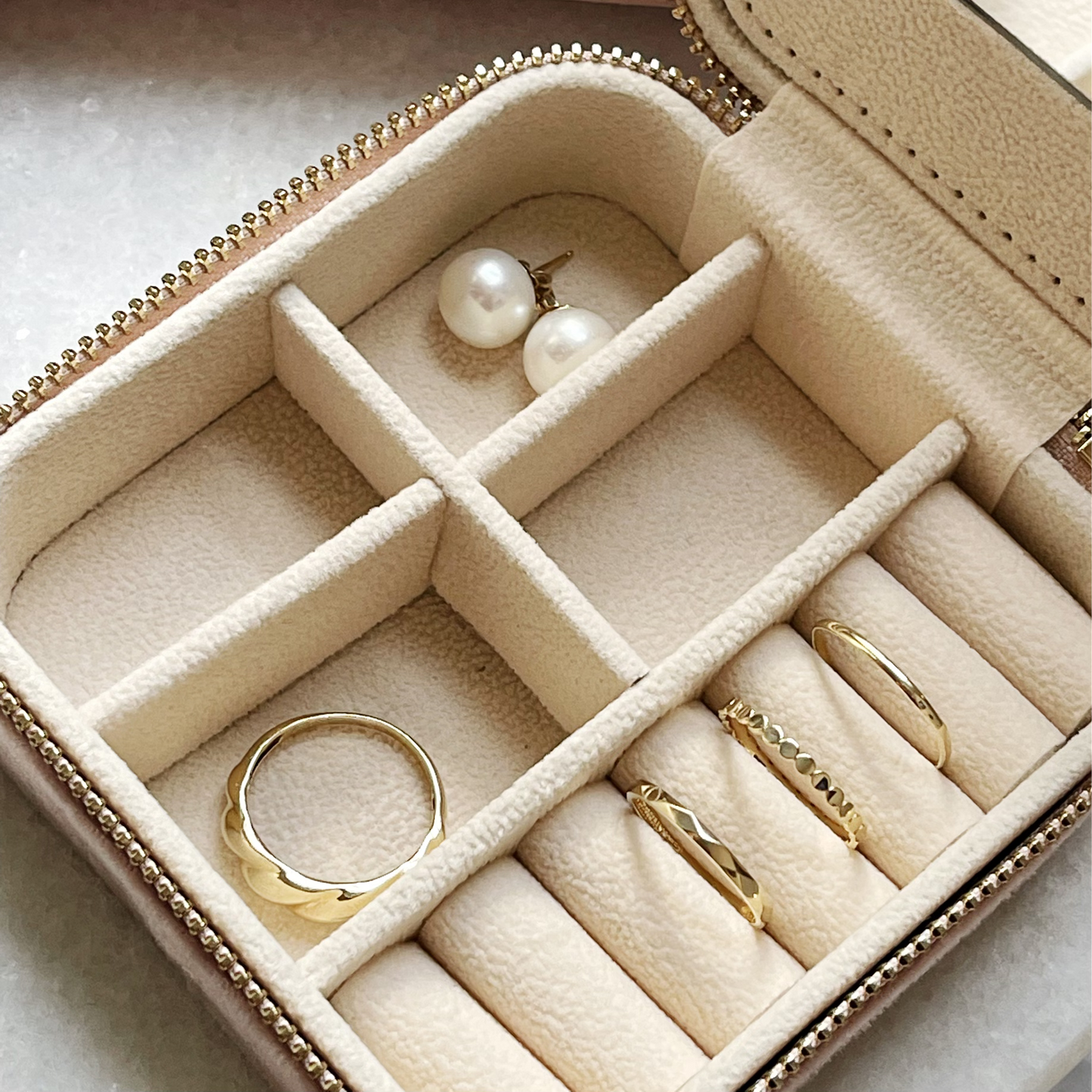 Luxe Corey Treacy Designs travel jewelry box