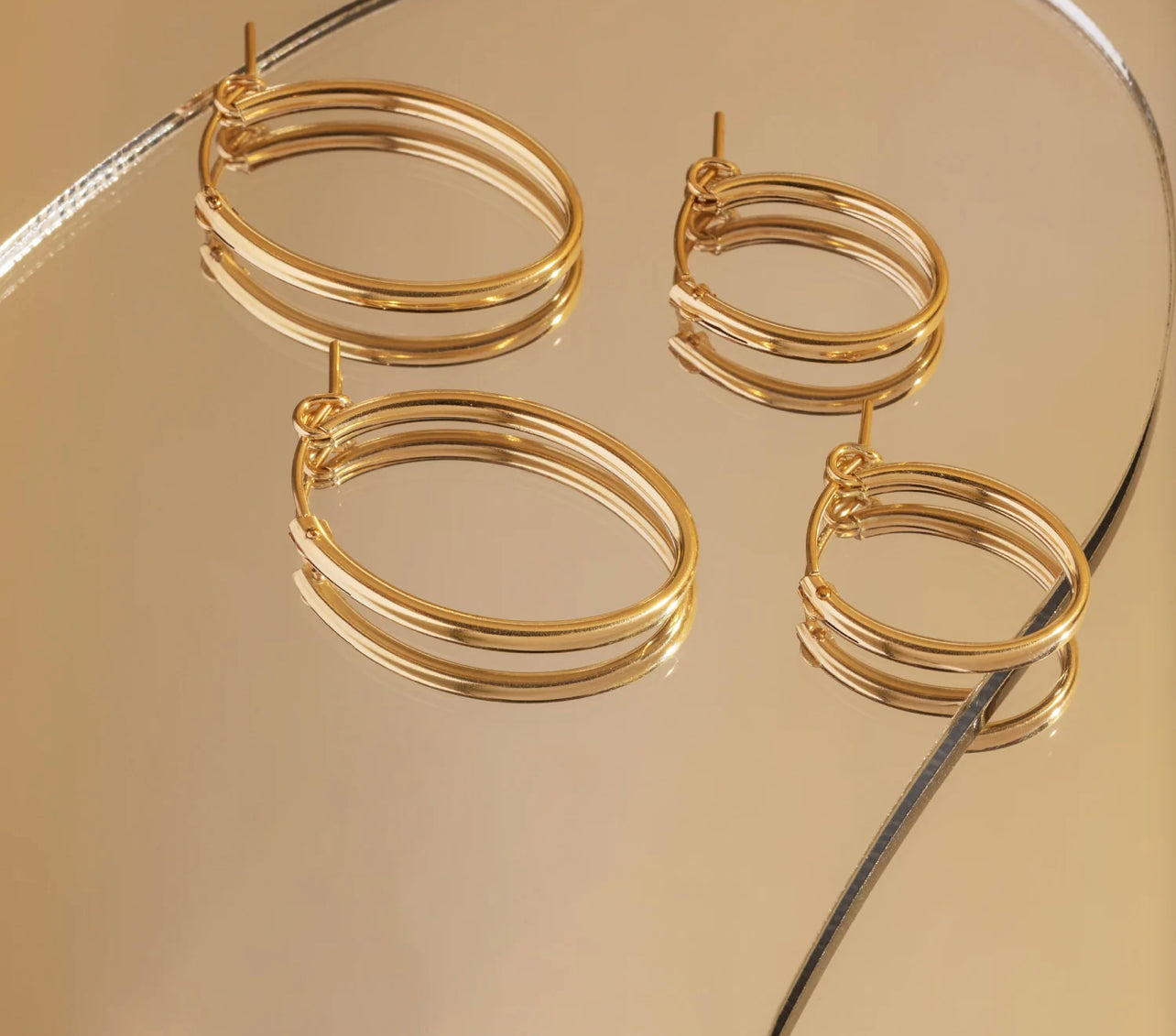 Oval Hoop Earrings