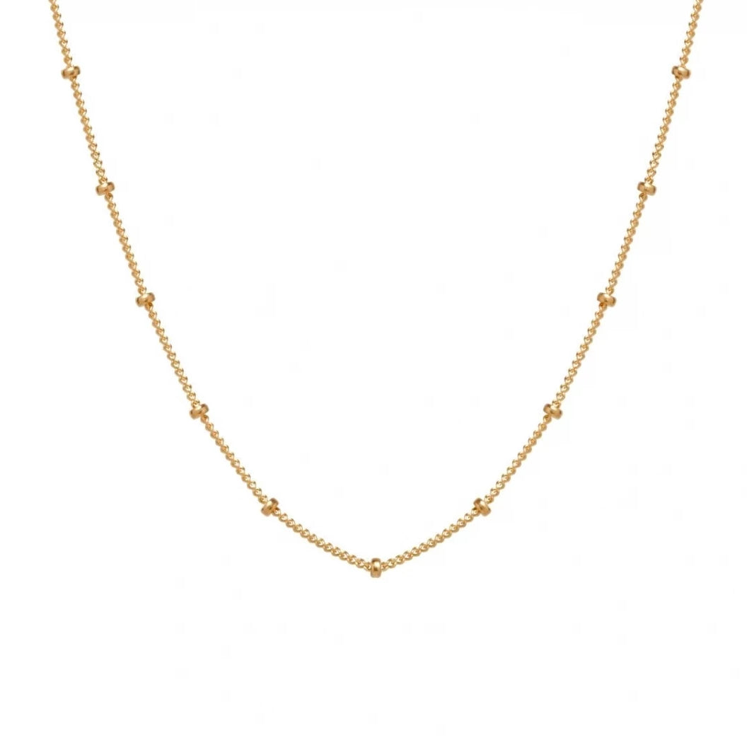 Minimal Satellite Chain Necklace