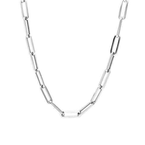 Thick Paperclip Chain Necklace 4.5mm