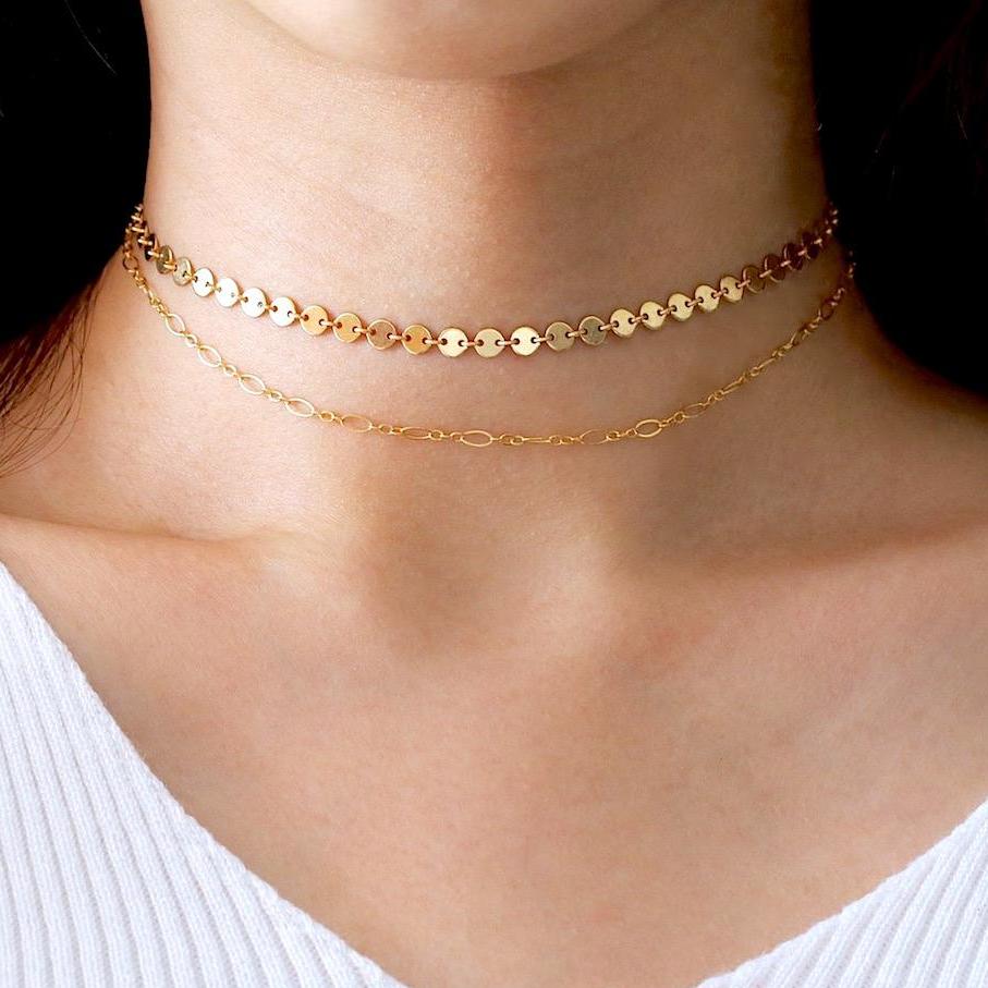 Coin Choker Necklace