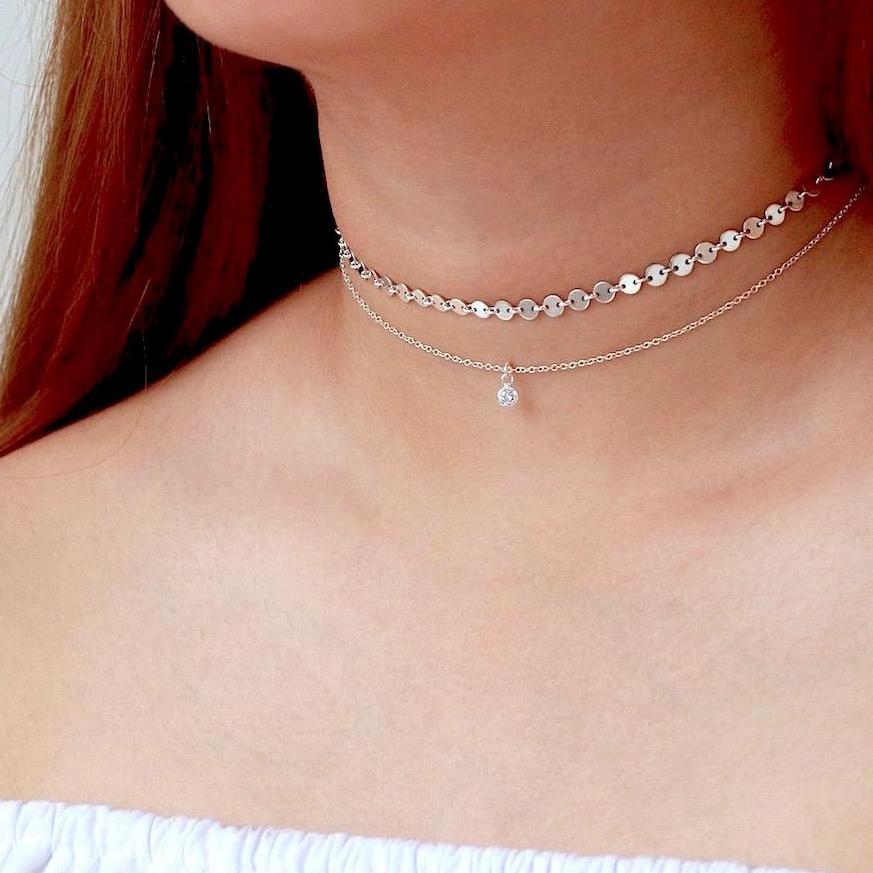 Coin Choker Necklace