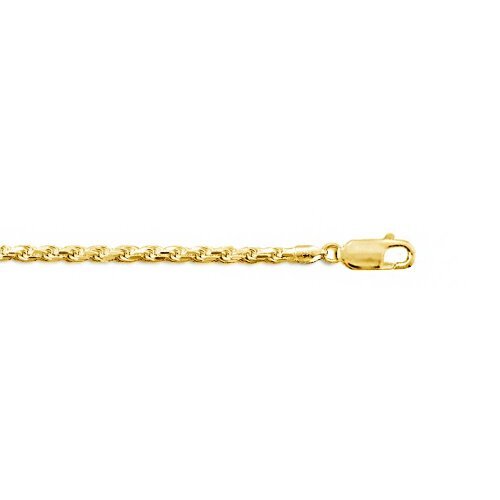 Rope Chain Bracelet Gold Vermeil