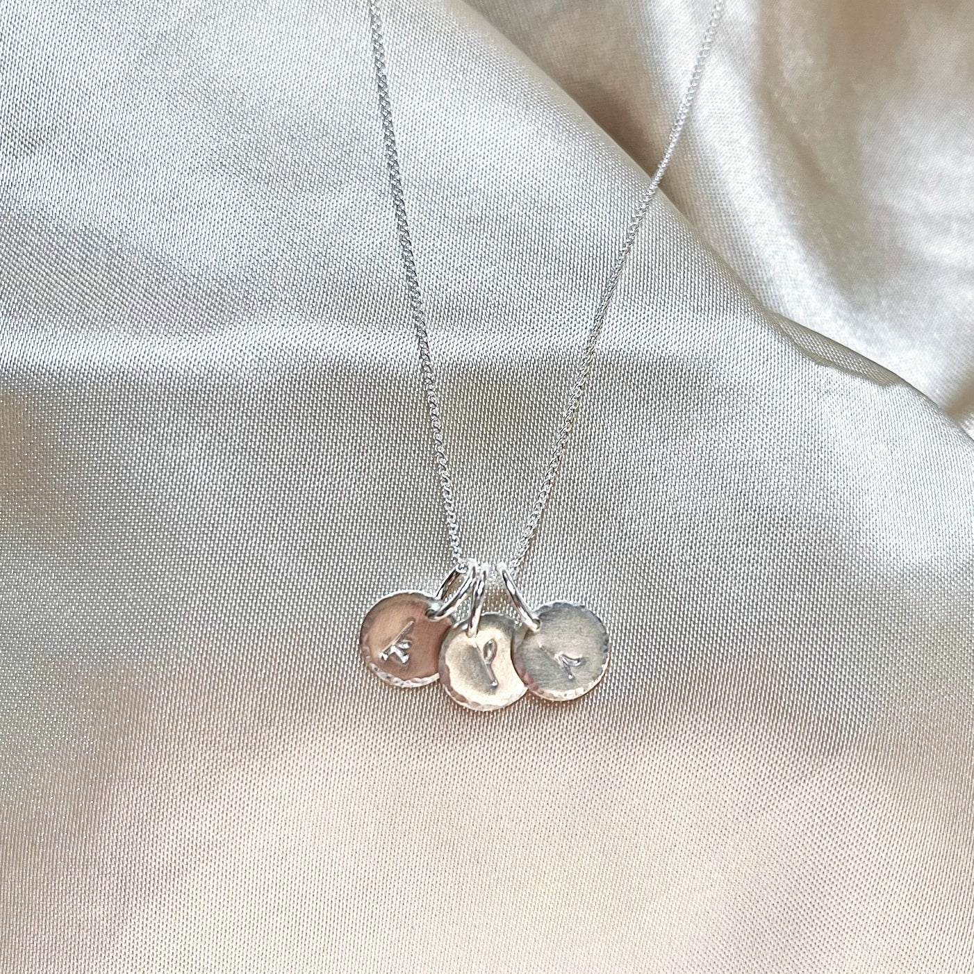 Etched Custom MINI Disc Necklace