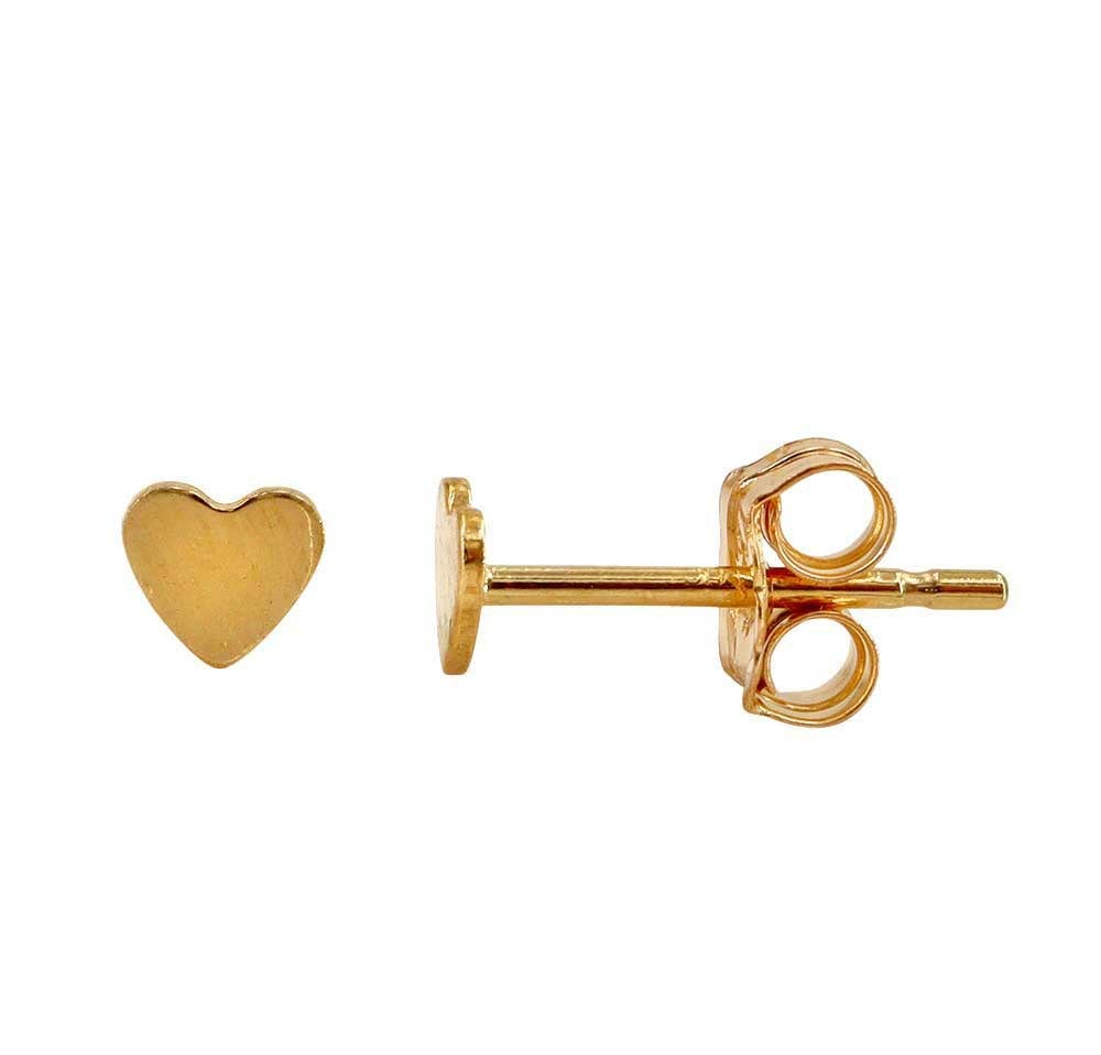 14KGF Mini Heart studs