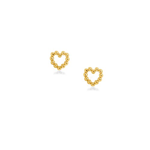 Dotted-Heart Stud